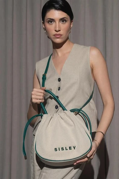 YEŞİL KADIN ÇAPRAZ ÇANTA  106-2Y4 - Resim 2