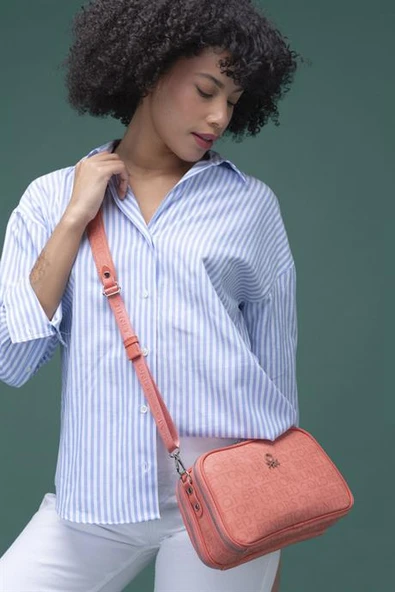 BENETTON MERCAN KADIN ÇAPRAZ ÇANTA1277-2Y4 - Resim 3