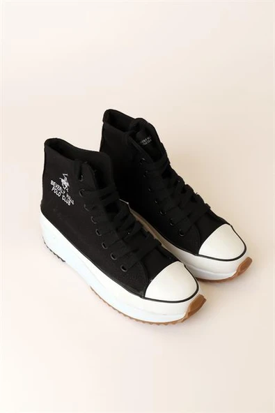 TOPUKLU CONVERSE SİYAH KADIN  AYAKKABI 30100-3114-2Y3 - 4