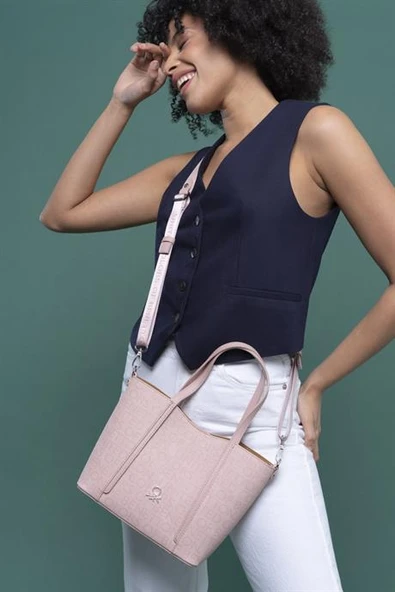 BENETTON PUDRA KADIN EL ÇANTASI 1317-2Y4V - 2