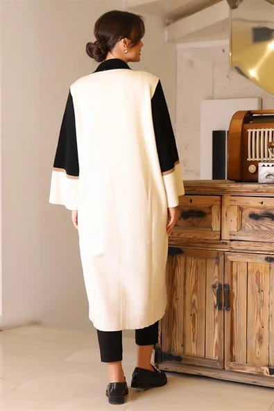 GÖMLEK YAKA CEP DETAYLI TAŞ KADIN HİRKA  5230-2K5 - Resim 5