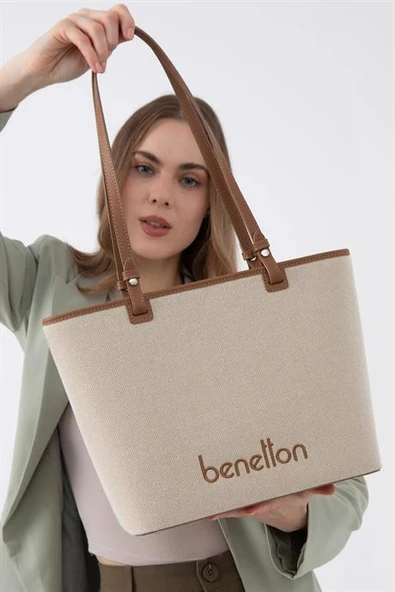 BENETTON CAMEL KADIN KOL ÇANTASI 1542-2Y5 ürün görseli