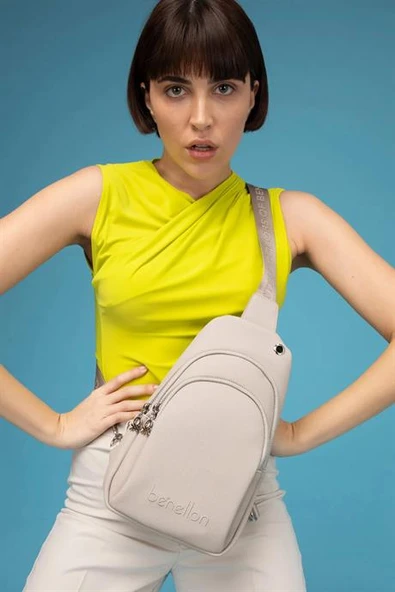 BENETTON TAŞ KADIN ÇAPRAZ ÇANTA 1543-2Y5 - Resim 2