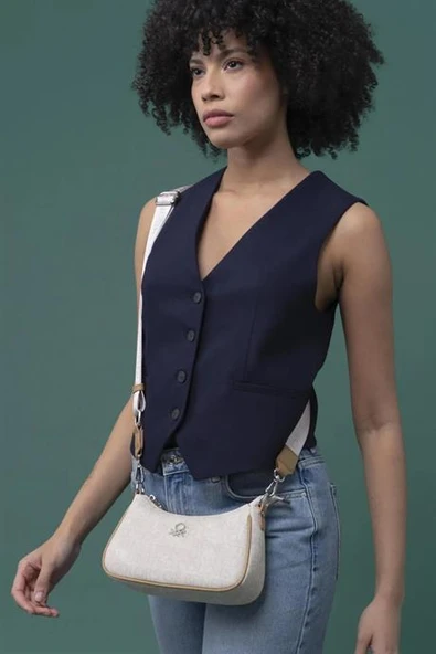 BENETTON BEJ CAMEL KADIN ÇAPRAZ ÇANTA 1291-2Y5