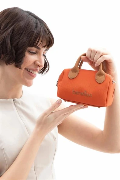 BENETTON TURUNCU CAMEL KADIN ÇAPRAZ ÇANTA 1593-2Y5 - 2