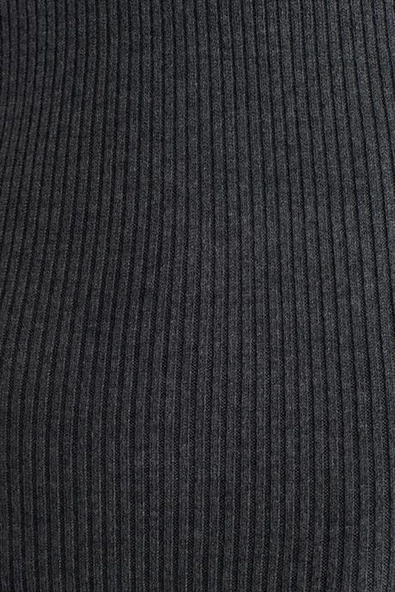 Dik Yaka Fitilli Kolsuz Füme Kadın Triko Elbise 90234-2K5 - Resim 4