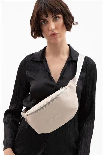 BENETTON KADIN BEJ  ÇAPRAZ ÇANTA 1606-2Y5 - Resim 2