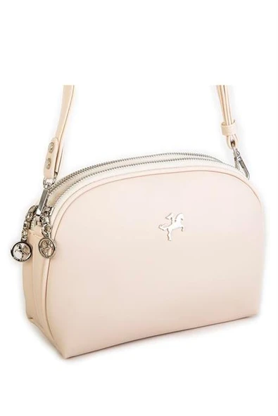 KREM KADIN ÇAPRAZ ÇANTA 1031-2Y4 - Resim 3