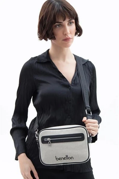 BENETTON SİYAH KADIN ÇAPRAZ ÇANTA  1540-2Y5