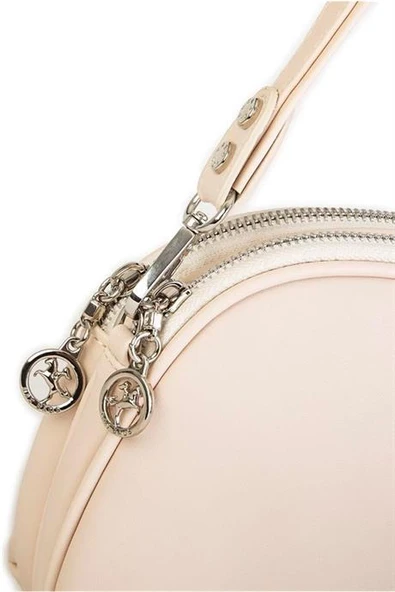 KREM KADIN ÇAPRAZ ÇANTA 1031-2Y4 - Resim 4