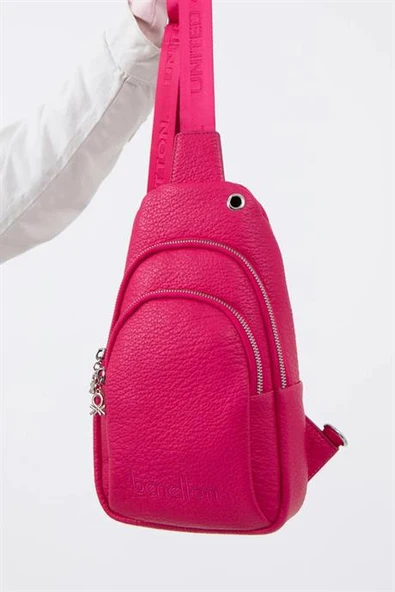 BENETTON FUŞYA KADIN ÇAPRAZ ÇANTA 1478-2Y5 - 3