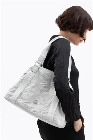 BENETTON BEYAZ  KADIN KOL ÇANTASI 1470-2Y5 ürün görseli