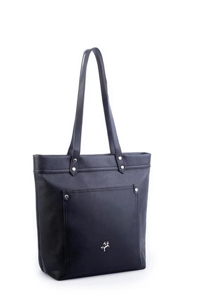 SİYAH  KADIN OMUZ ÇANTASI 1359-2Y4 - Resim 2