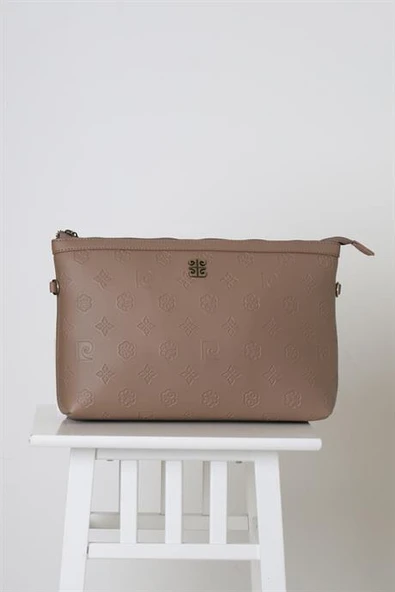 PİERRE CARDİN VİZON  KADIN ÇANTA 834-2K5 ürün görseli