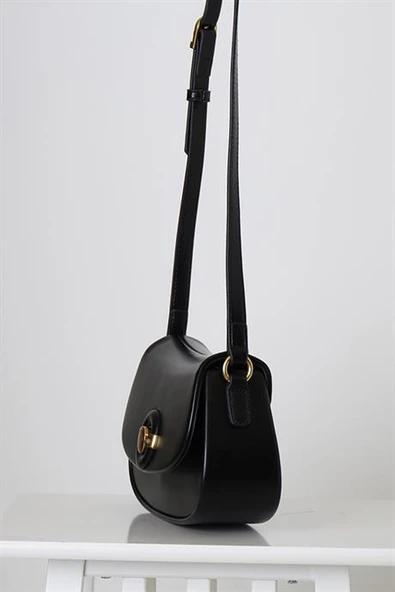 UZUN SAPLI SİYAH KADIN ÇAPRAZ ÇANTA  26699-2Y5 - Resim 2