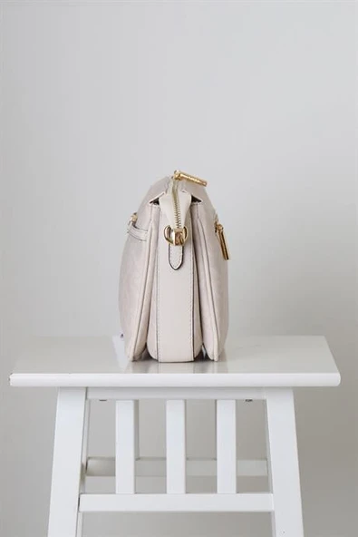 U.S POLO EKRU KADIN ÇANTA  25106-2Y5 - Resim 2