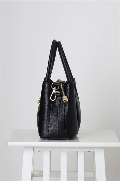 SİYAH CİLT KADIN EL ÇANTASI 26951-2K5 - 2