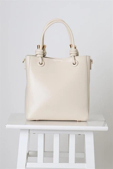 SİSLEY BEJ KADIN EL ÇANTASI 168-2Y5 - Resim 3