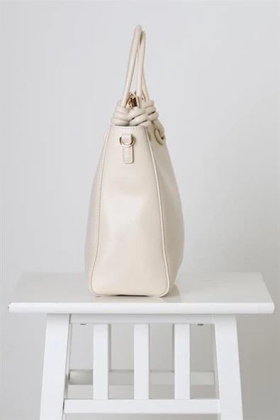 SİSLEY BEJ KADIN EL ÇANTASI 168-2Y5 - Resim 2