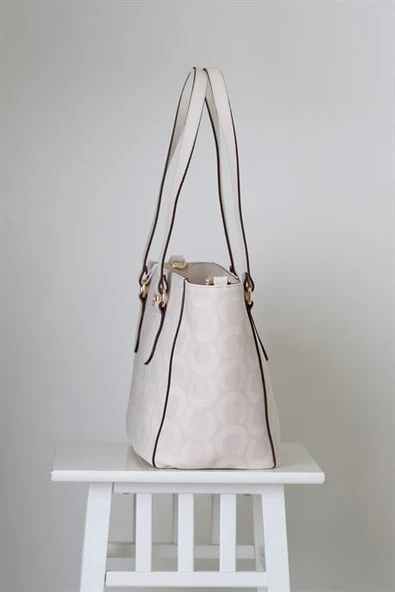 U.S POLO EKRU KADIN KOL ÇANTASI  25149-2Y5 - Resim 2