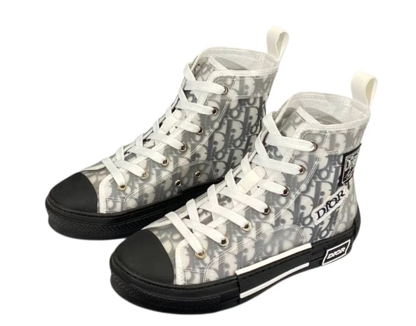christian dior high top siyah beyaz - 1