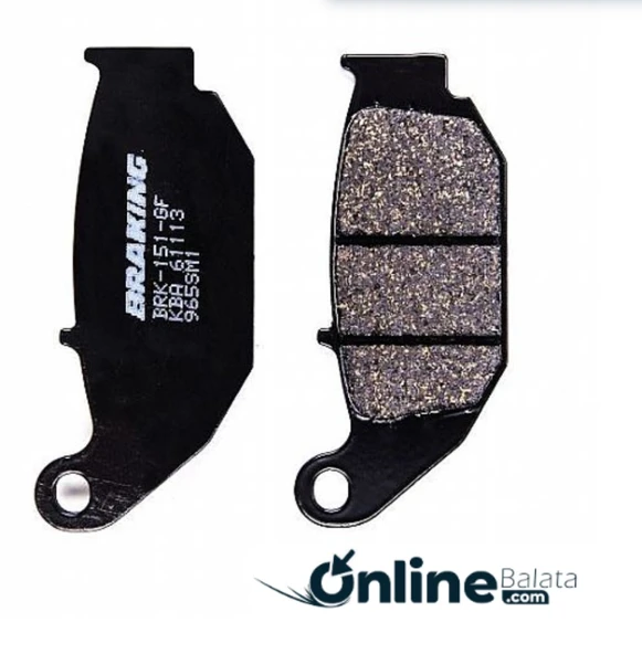 Honda CBR 125 2011 ve Sonrası Braking Organik Arka Fren Balata   OB9651 ürün görseli