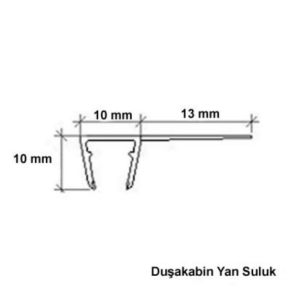 Duşakabin Yan Suluk Fitili ( 2 Adet 180 cm ) Sızdırmazlık Fitili - 3