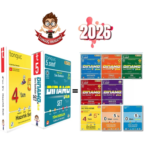 4 Ten 5 E Hazırlık Seti+ 5. Sınıf Dinamo Set ürün görseli 1
