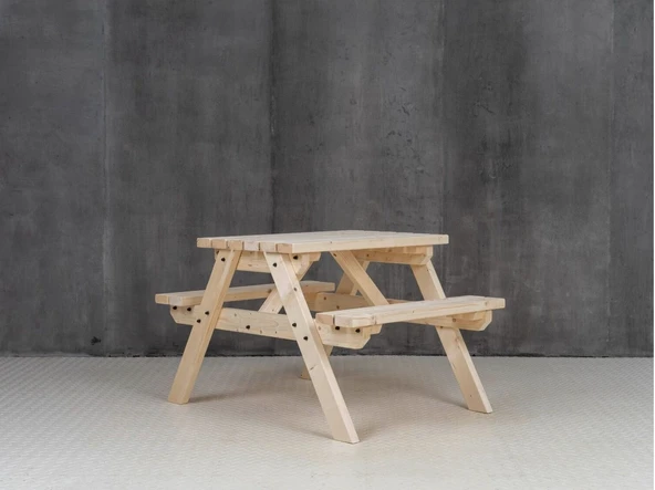 iAhşap Bank Ahşap 2 kişilik 50x70 cm no 4 - 2