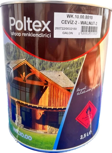 Polchem Poltex Ahşap Koyucu - Ahşap Renklendirici - Verniksiz