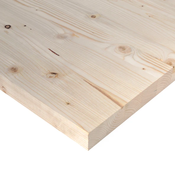 iAhşap Ladin Masif Panel Tabaka Ahşap Plaka Ahşap Panel