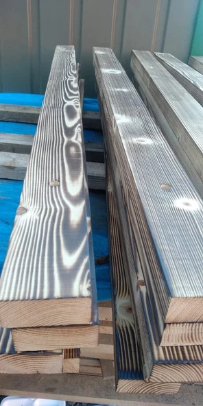 iAhşap Dekoratif Masif Ahşap Raf Ahşap Kitaplık İskandinav Modeli İp Askı - 4