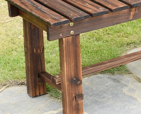 iAhşap Masif Ahşap Bank Sandalye Mutfak Bank Çiçeklik - 2