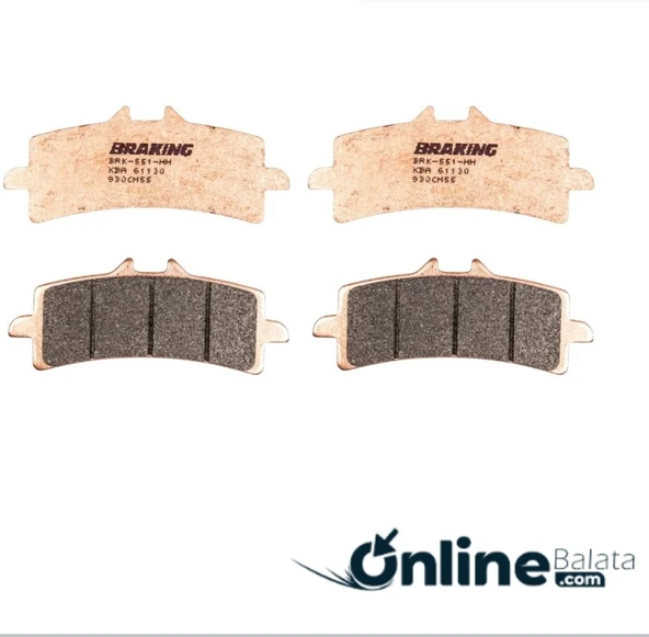 APRILIA RSV4 FACTORY 1000 2009-2020 Braking Sinterli Ön Fren Balata 2 Takım OB93055 - 2