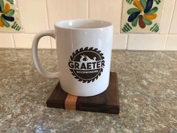 iAhşap Ahşap Bardak Altlığı Seti - 3