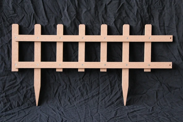 100x30 cm Bahçe Çiti Çim Çiçek Bahçesi Ahşap çiti Peyzaj yolu Çiti Ahşap - 3