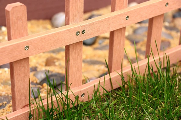 100x30 cm Bahçe Çiti Çim Çiçek Bahçesi Ahşap çiti Peyzaj yolu Çiti Ahşap - 2