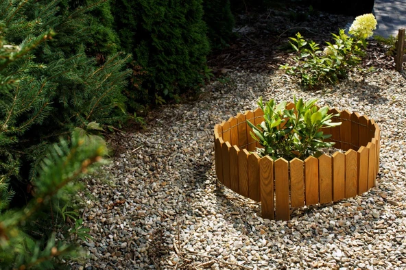 iAhşap Bahçe Bordür Çiti Bahçe Çiti Bahçe Dekoru Özel Tasarım - 4