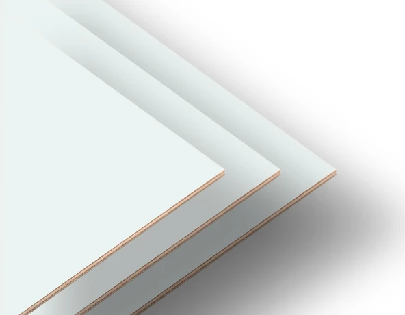 iAhşap Beyaz Laminat Kaplı MDF Tabaka Ahşap Plaka Ahşap Panel