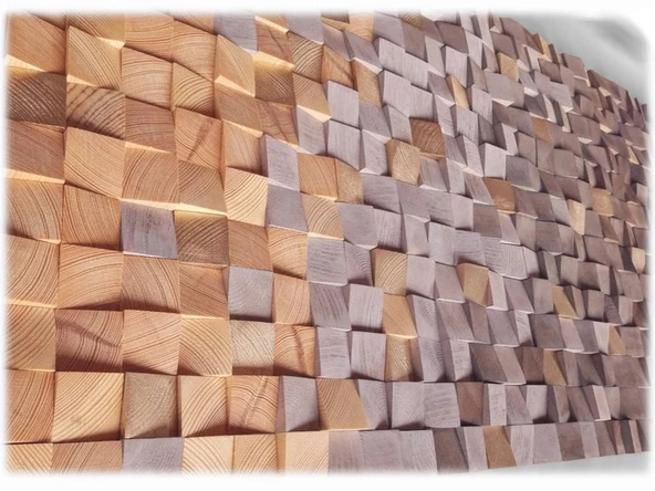 Resim Ahşap Duvar Tablo, Ahşap Duvar Dekoru, Ahşap Mozaik, Ahşap Duvar Sanatı - 7