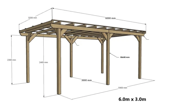 iAhşap Veranda Ahşap Pergole Veranda Kamelya p4 - 8