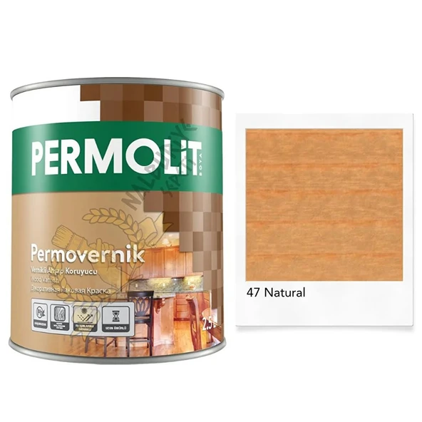Vernikli Ahşap Koruyucu Boya 2.5 Lt. Permolit