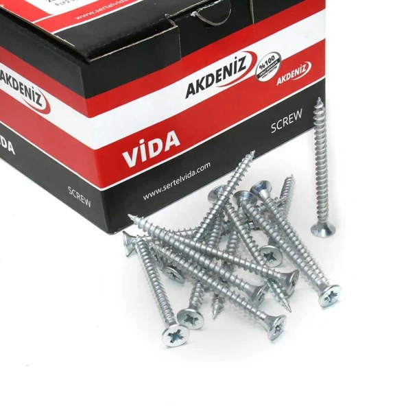 Ahşap Sunta Vidası (Akdeniz) Seçenekli