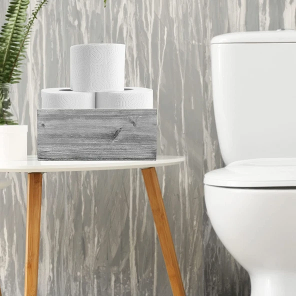 Ahşap Saksı Kutusu, Çiçeklik, Doğal Ahşap Dekor Ev ve Düğün Süslemeleri - 5