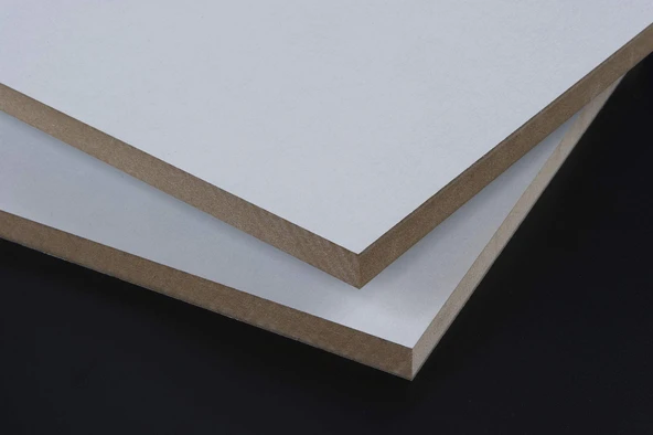 iAhşap Beyaz Laminat Kaplı MDF Tabaka Ahşap Plaka Ahşap Panel - 2
