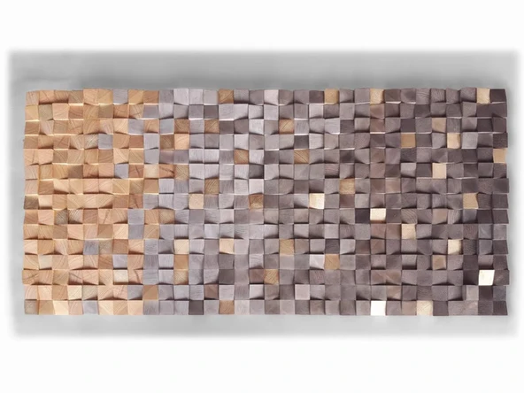 Resim Ahşap Duvar Tablo, Ahşap Duvar Dekoru, Ahşap Mozaik, Ahşap Duvar Sanatı - 5