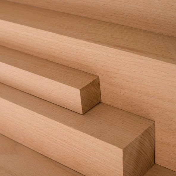 iAhşap Kayın Çıta Tahta Taslak Ahşap Blok Silimiş Planyalı Kereste - 2