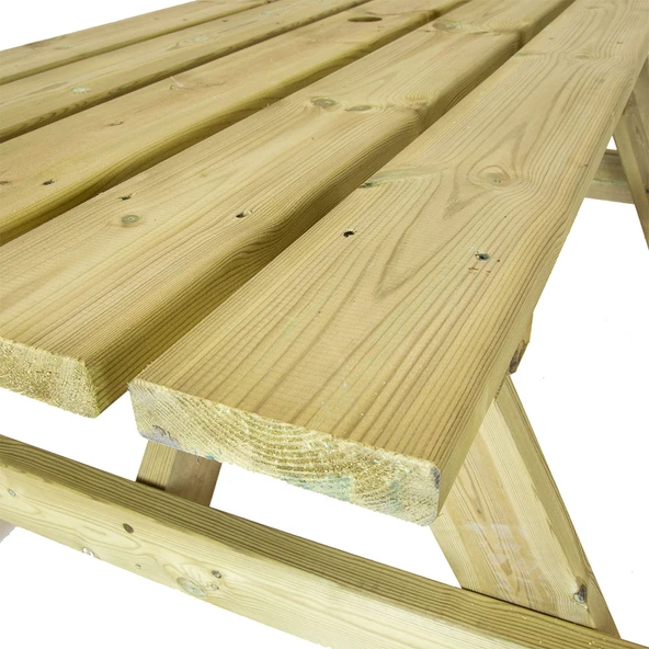 iAhşap Bank Ahşap 6 kişilik 70x150 cm no 6 - 2