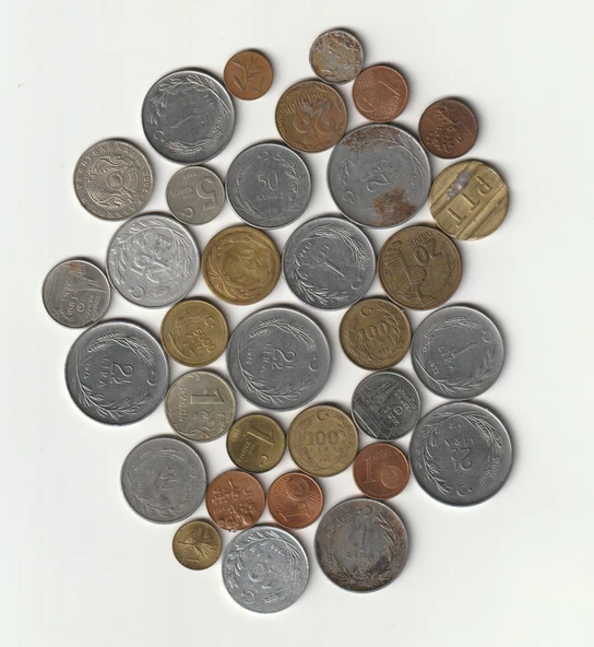 Escoines Koleksiyon 368605c2132e29 Koleksiyon Başlangıç seti 33Adet Eski Madeni para Jeton - 3