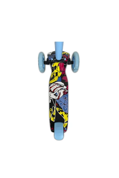 DYNAMIC HT288 3 TEKERLEKLİ SCOOTER MAVİ - 4